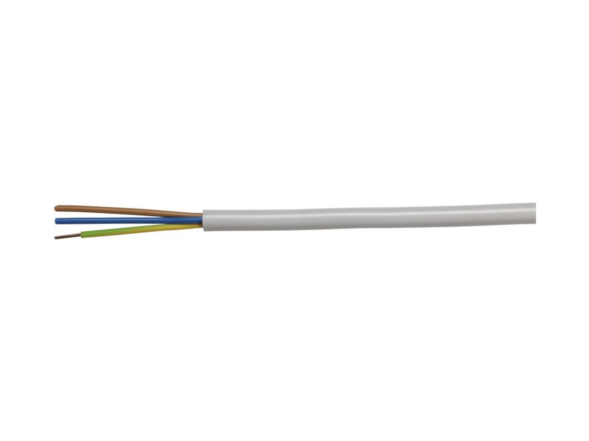 Kabel TT 1×4mm² PE (gelb-grün) 0.6/1kV grau Eca