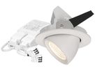 EB-LED-Spot MH TURN 10.5W 960lm 3000K IP44 MB DIM DALI Ø103mm weiss