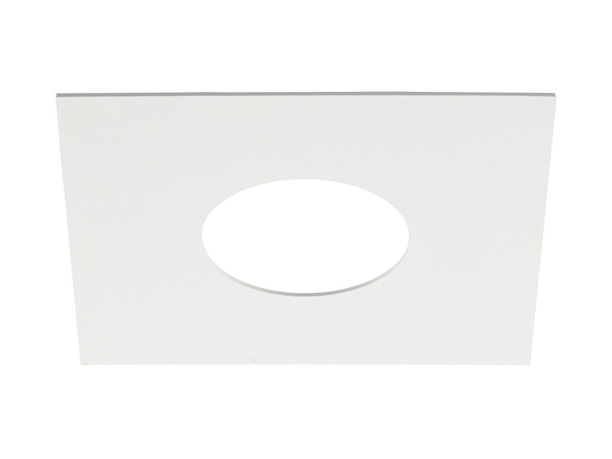 EB-Rahmen SLV NUMINOS XS eckig 160×160mm/Ø70mm weiss