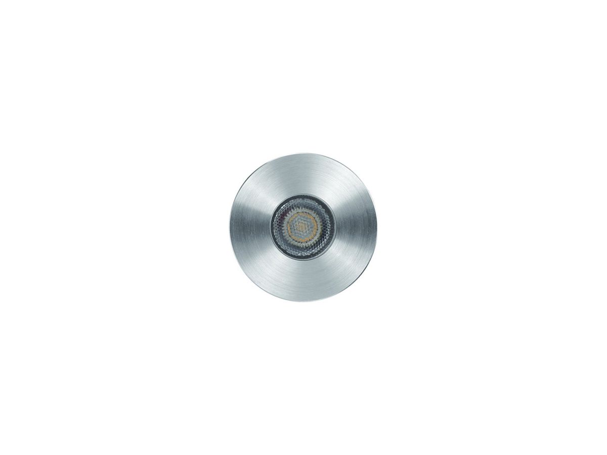 Abdeckung STORMY direkter Lichtaustritt, Edelstahl, D=50mm