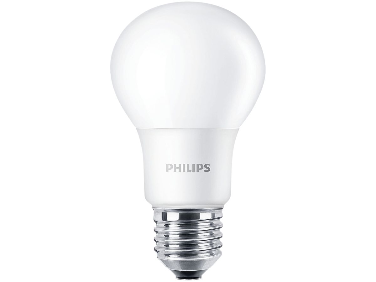 LED-Lampe CorePro Bulb E27 A60 8…60W 230V 2700K 806lm opal