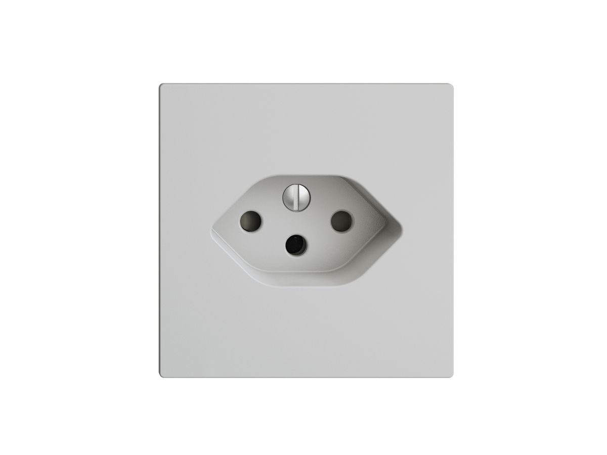 UP-Steckdose EDIZIOdue T13 hellgrau mit Shutter