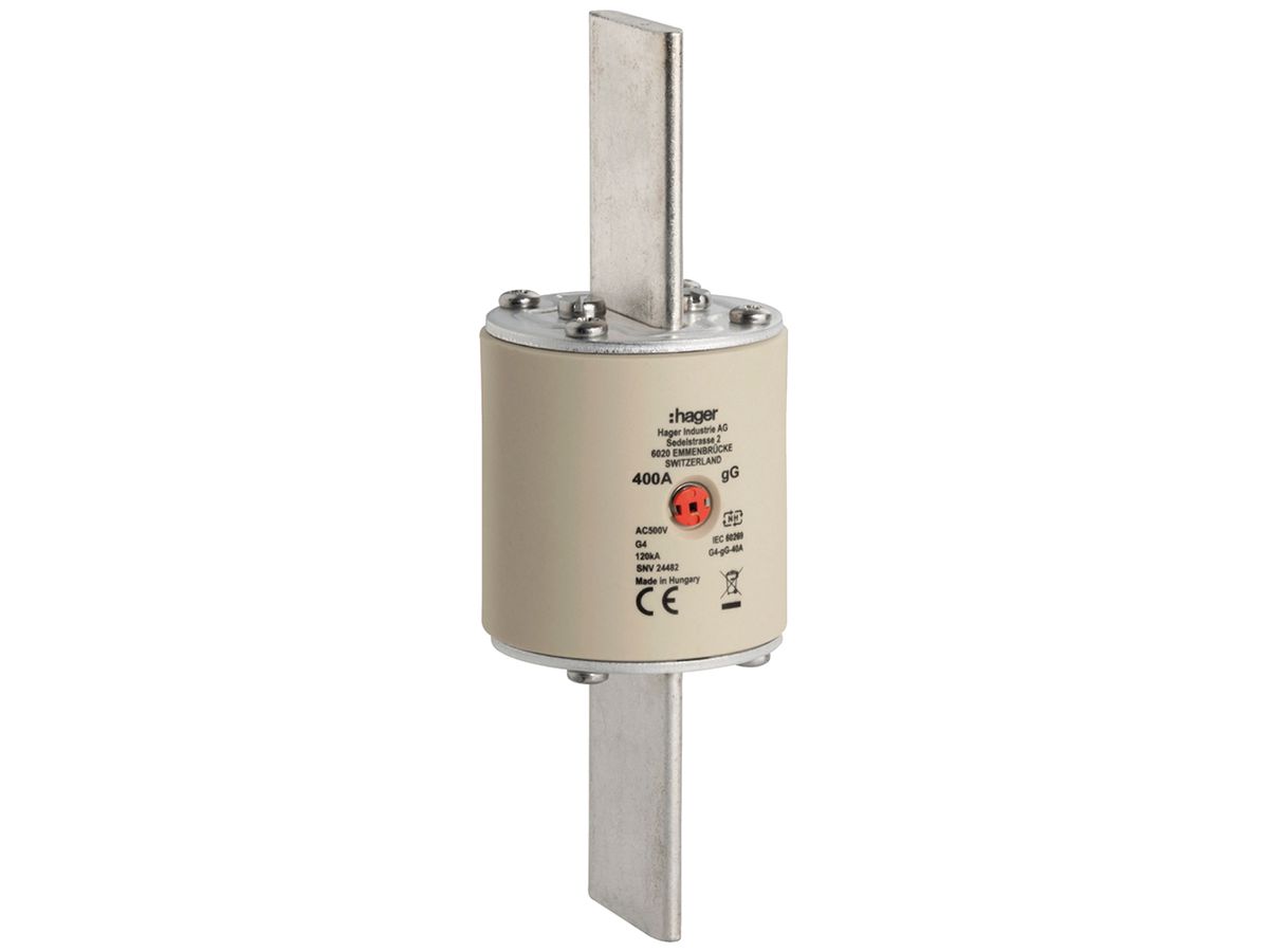 NH-Sicherung Hager SEV G4 500V AC 400A gG Mittenkennmelder