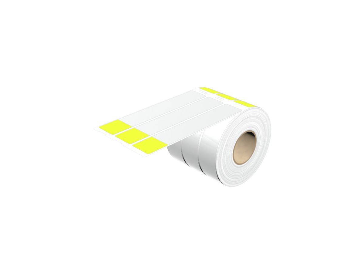 Kabelmarkier-Etikette WM THM WO für Ø8.3…36.4mm 140mm Polyester gelb