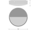 Blendbegrenzung LEDVANCE BULKHEAD ROUND Kunststoff Ø262×74 weiss
