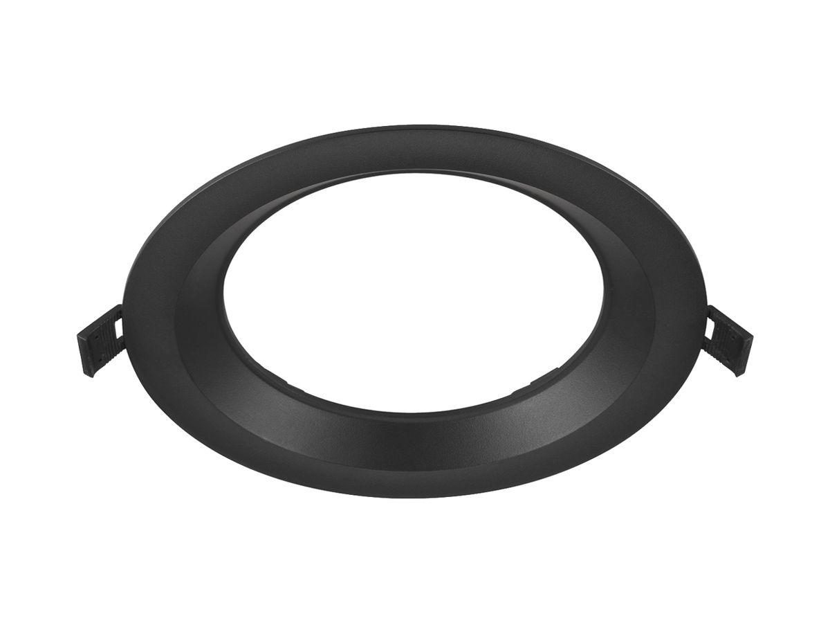 Einbaurahmen SLV DOWNLIGHT150 Kunststoff Ø176mm schwarz