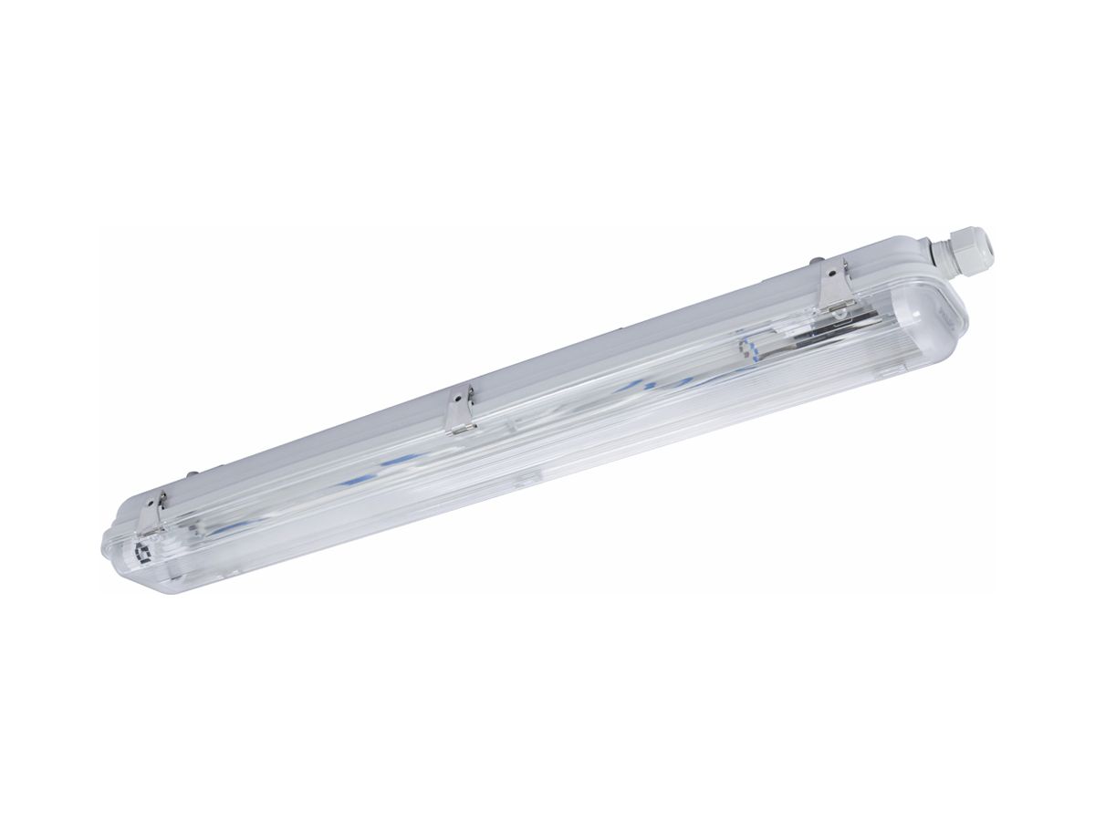 Feuchtraumleuchte Philips Ledinaire 2×G13 IP65 670×93×70mm grau