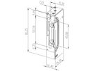 Türöffner BSW B6000--B Arbeitsstrom Radiusfalle links/rechts 12…24V