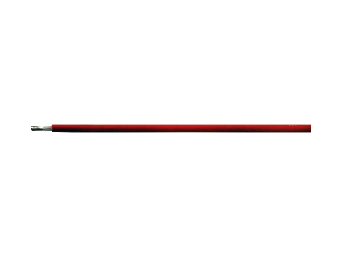 Solarkabel flexibel 1×6mm rot