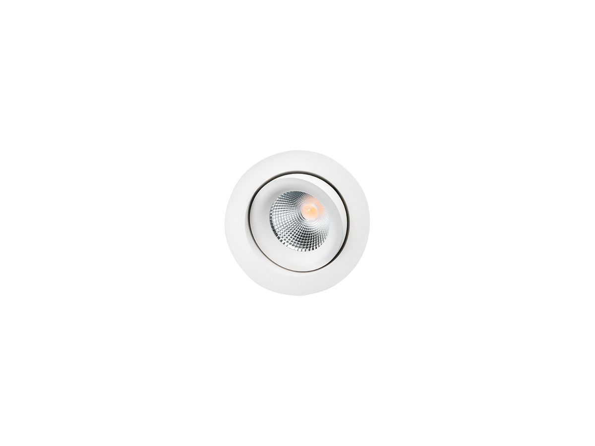 LED-Downlight SG Junistar Lux 8W 620lm 940 IP20/IP44 42° DIM Ø94mm weiss