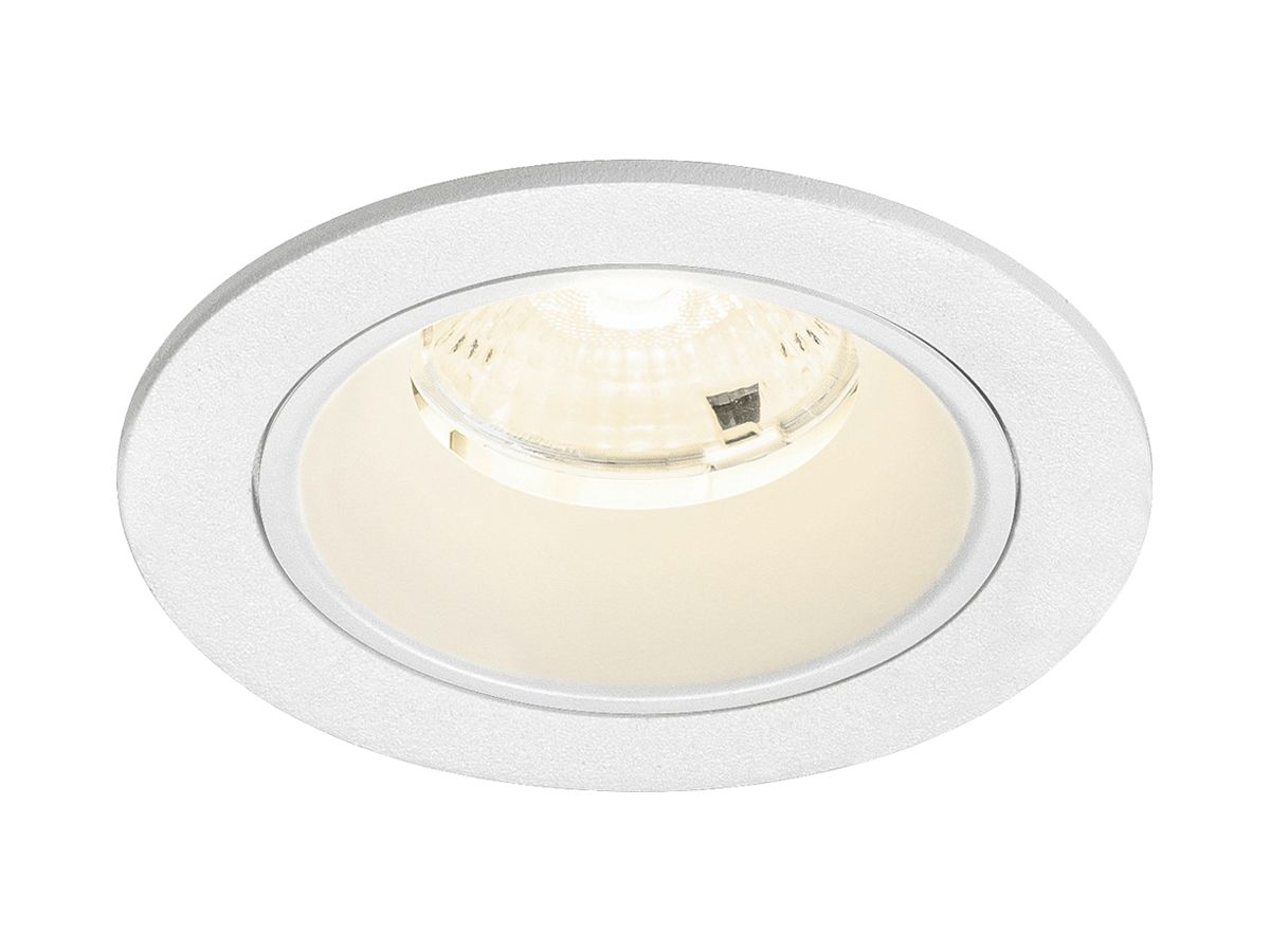 EB-LED-Deckenleuchte SLV NUMINOS S 6.7W 1050lm 4000K WB DALI DIM Ø80×52mm ws