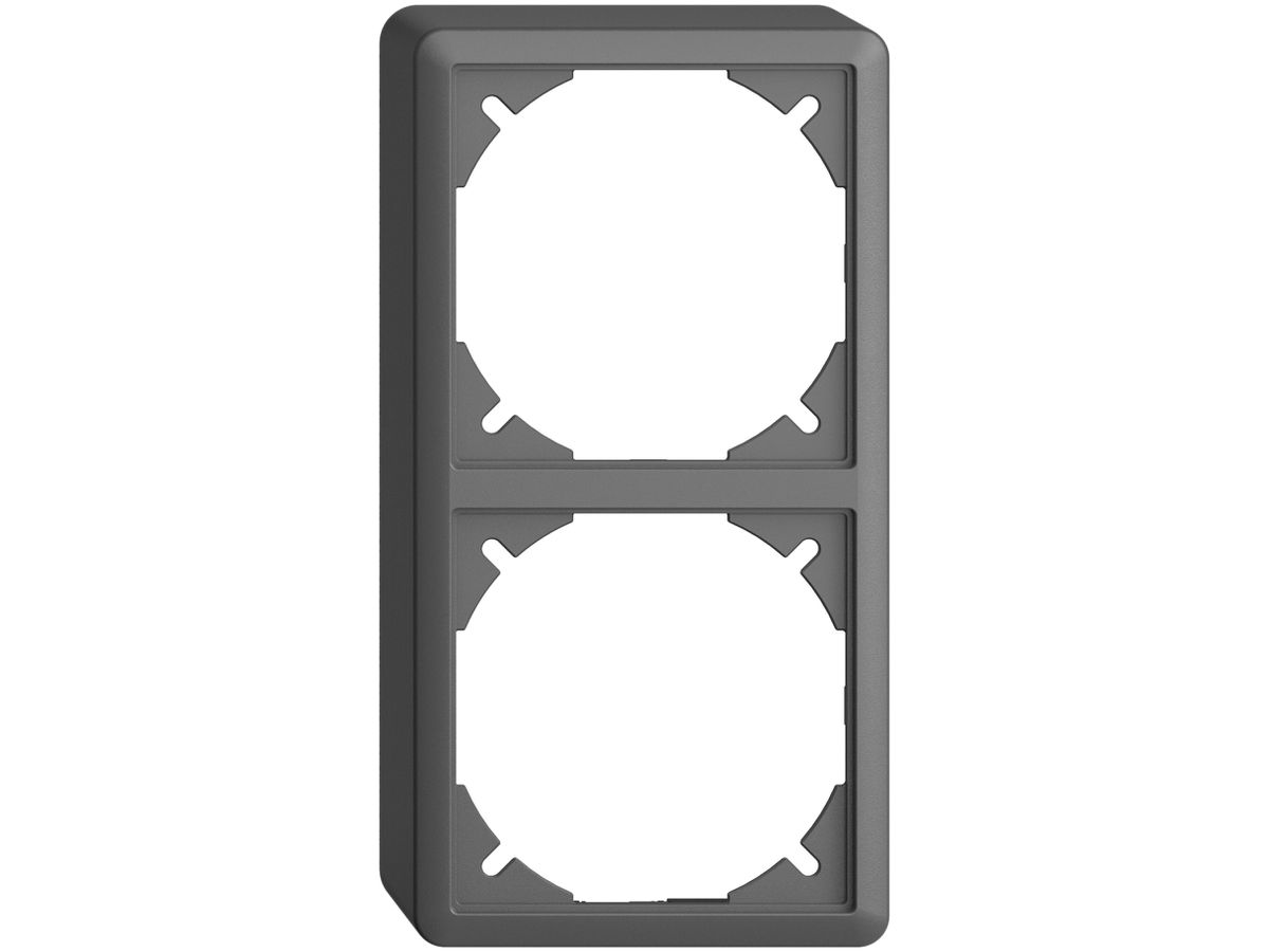 Kappe EDIZIOdue 39mm I-I dunkelgrau für Kombination vertikal/horizontal