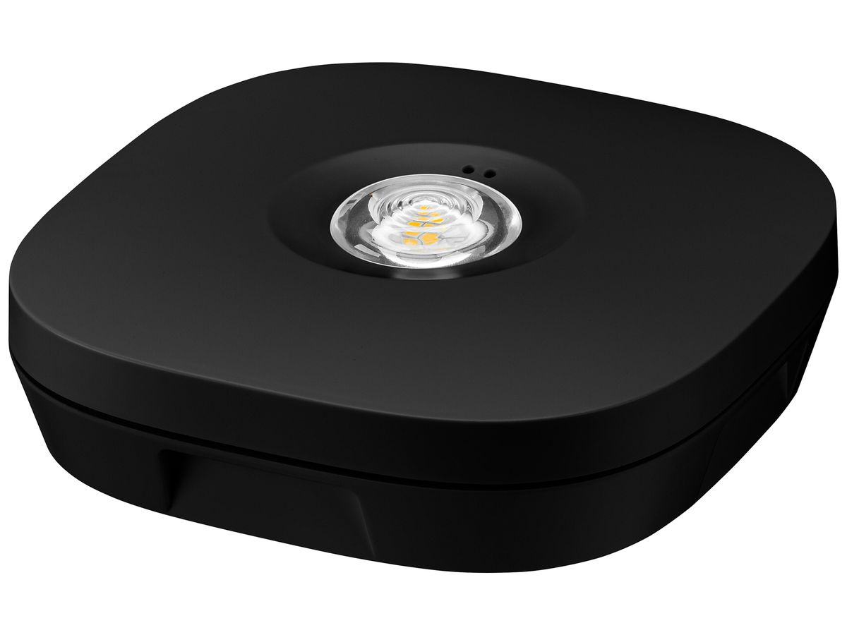 LED-Sicherheitsleuchte Tridonic EM R2A 6500K 3h Selbsttest 123×52.85mm schwarz