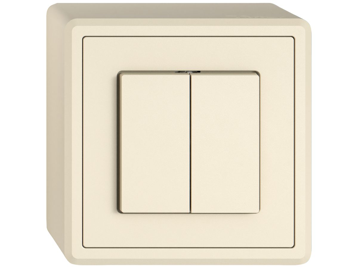 AP-Druckschalter EDIZIO.liv SNAPFIX® 1/3+3/1L cr