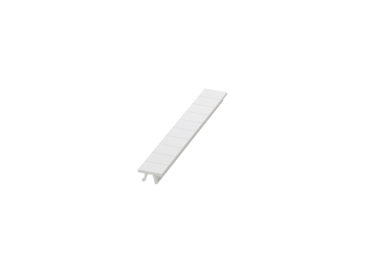 Zackband ZB weiss unbedruckt für Klemmen B=8.2mm