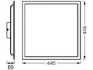 LED-Deckenleuchte LEDVANCE SMART+ WIFI PLANON 24W 1900lm RGB TW DIM 445×445 ws