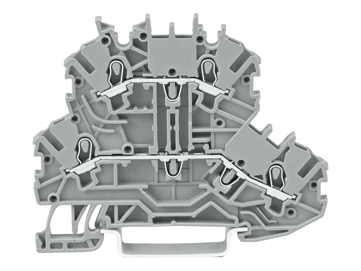 Durchgangsklemme WAGO TOPJOB-S 4L 1.5mm² Serie 2001, grau