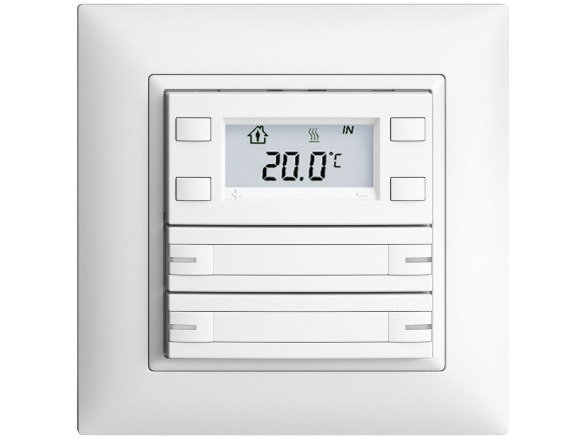 UP-RTH-Taster KNX 4-fach EDIZIOdue FMI weiss, mit Papier+LED RGB