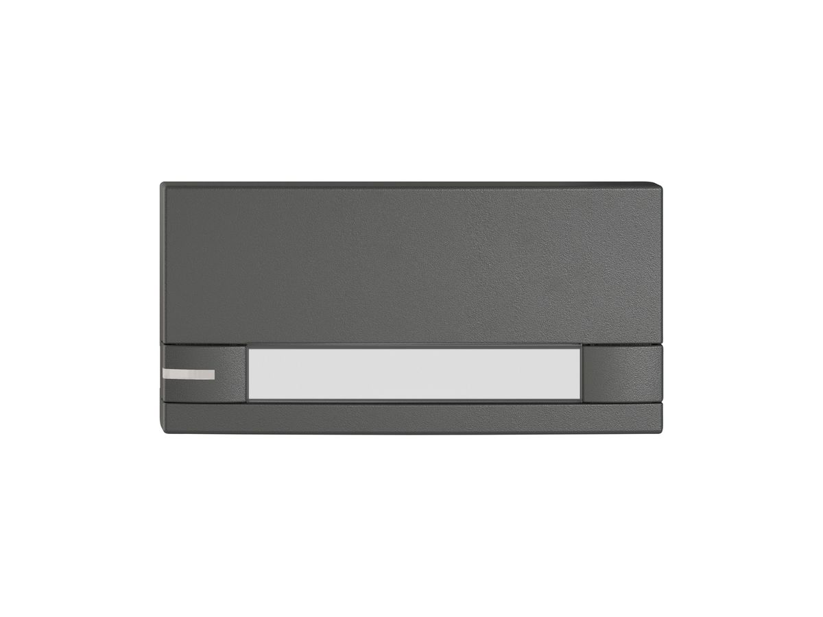 Taste 1/2 EDIZIO.liv KNX&UNI m.SNAPFIX® m.LED m.Papiereinlage 2-Tastenb.dgu