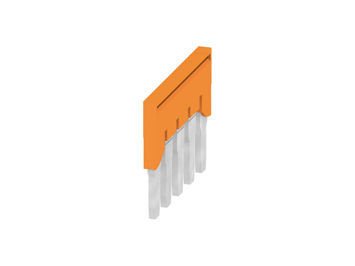 Querverbinder Weidmüller ZQV 6SL/5 41A/400V Isoliert orange