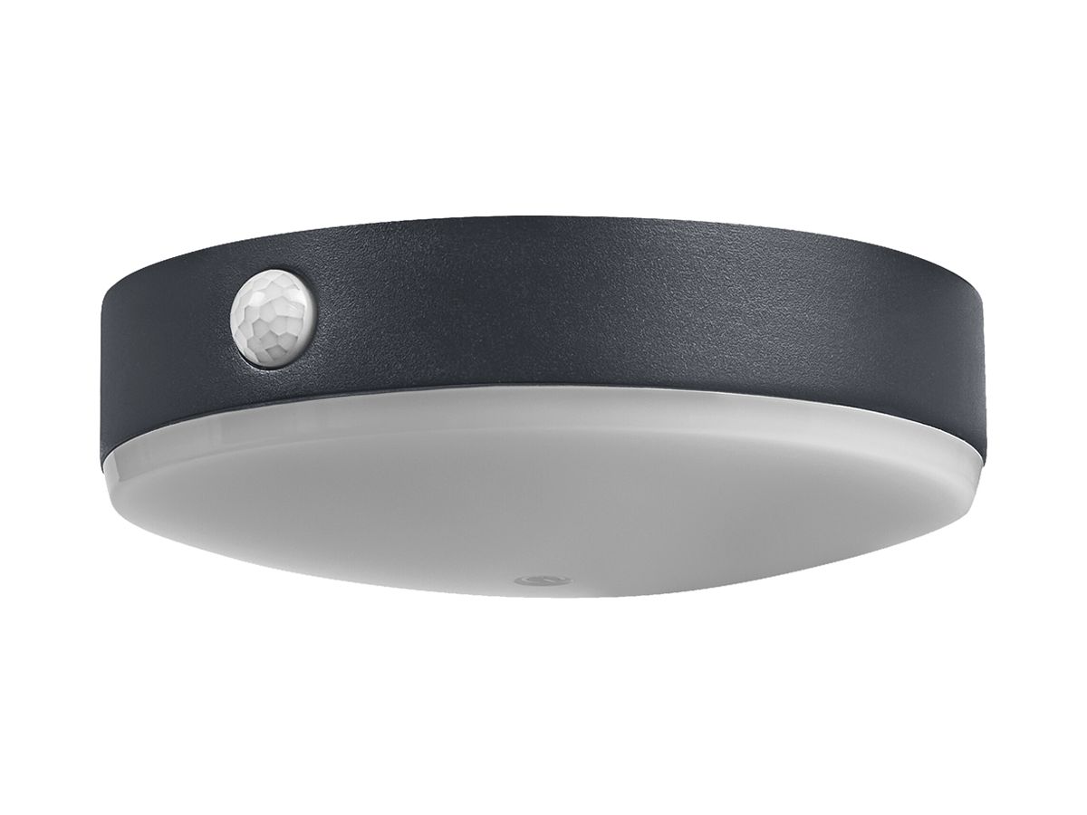 LED-Wandleuchte LEDVANCE ENDURA Solar PIR SEN 6W 500lm 3000K IP44 schwarz