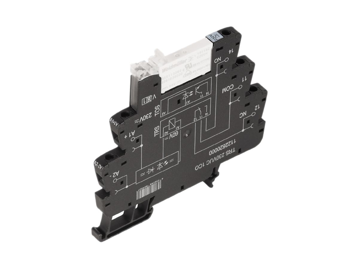 Relaiskoppler TERMSERIES TRS C1D2, 24VUC LED grün 1W 250VAC 6A Schraub