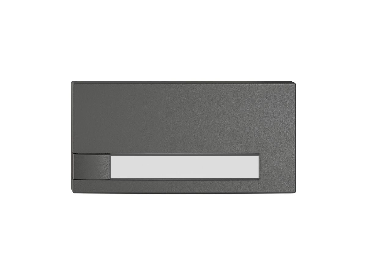 Taste 1/2 EDIZIO.liv KNX&UNI m.SNAPFIX® o.LED m.Papiereinlage 1-Tastenb.dgu
