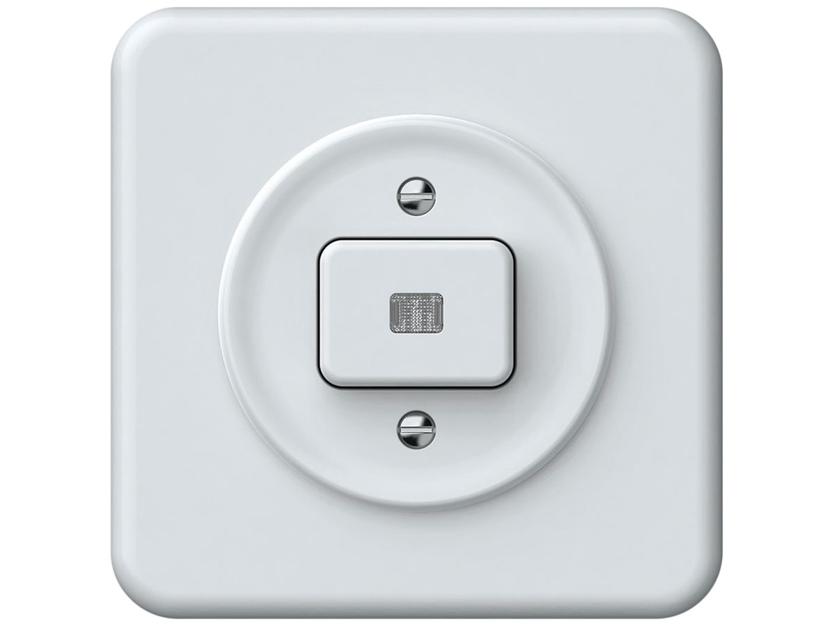 UP-Leuchtdruckschalter origin Sch 3 LED 92×92mm weiss