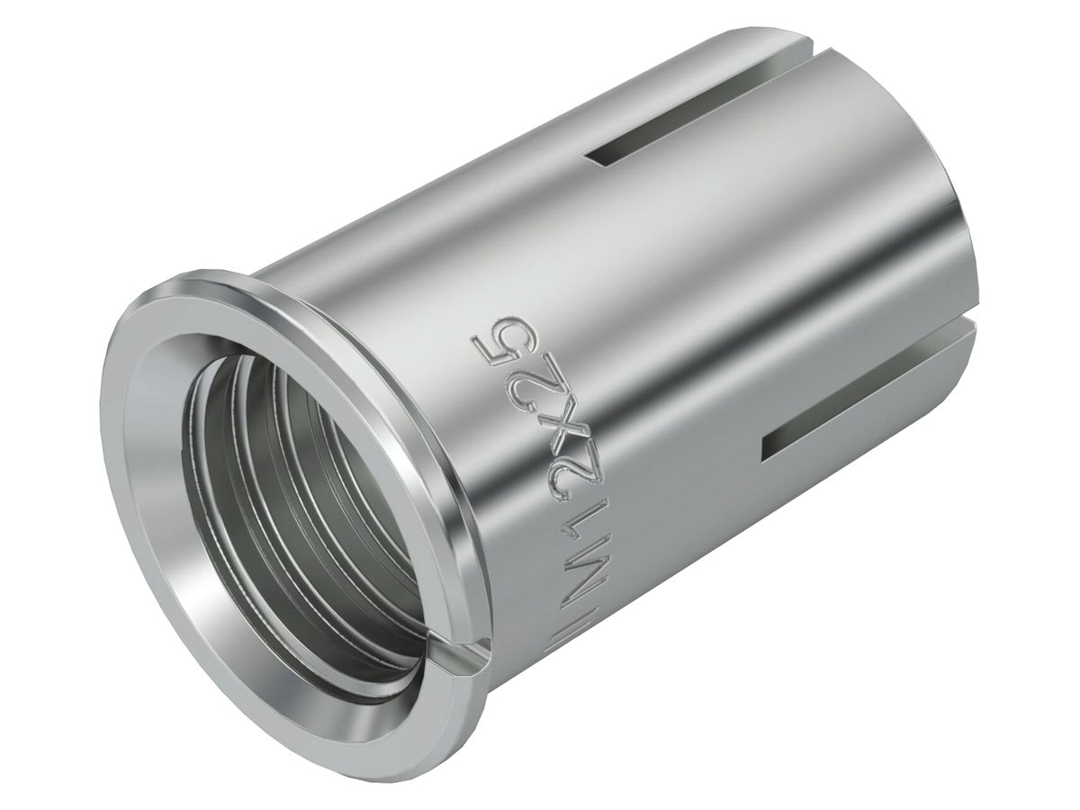 Einschlagdübel BET EA II M12 Ø15×25mm St galvanisch/ elektrolytisch verz.