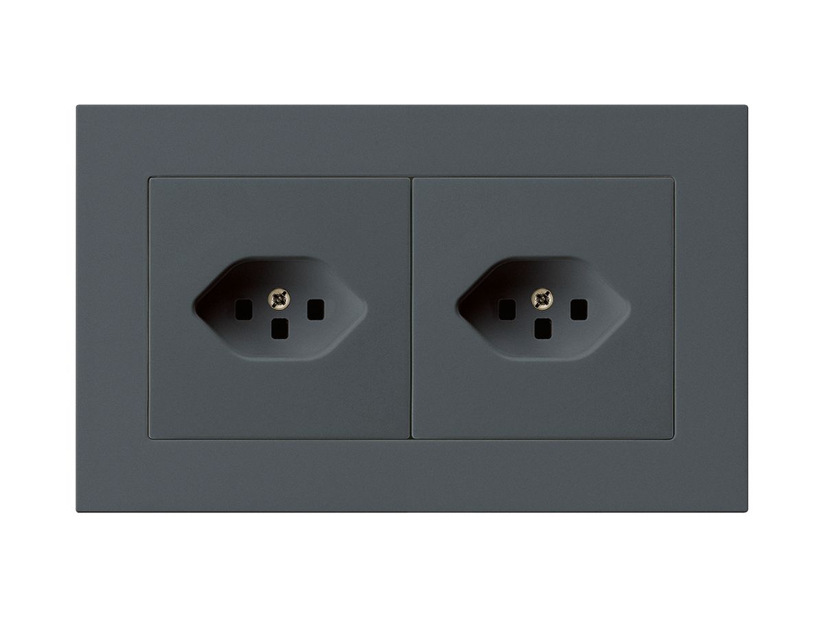 UP-Kombination kallysto.pro Gr.I-I horizontal 2×Typ 23 anthrazit
