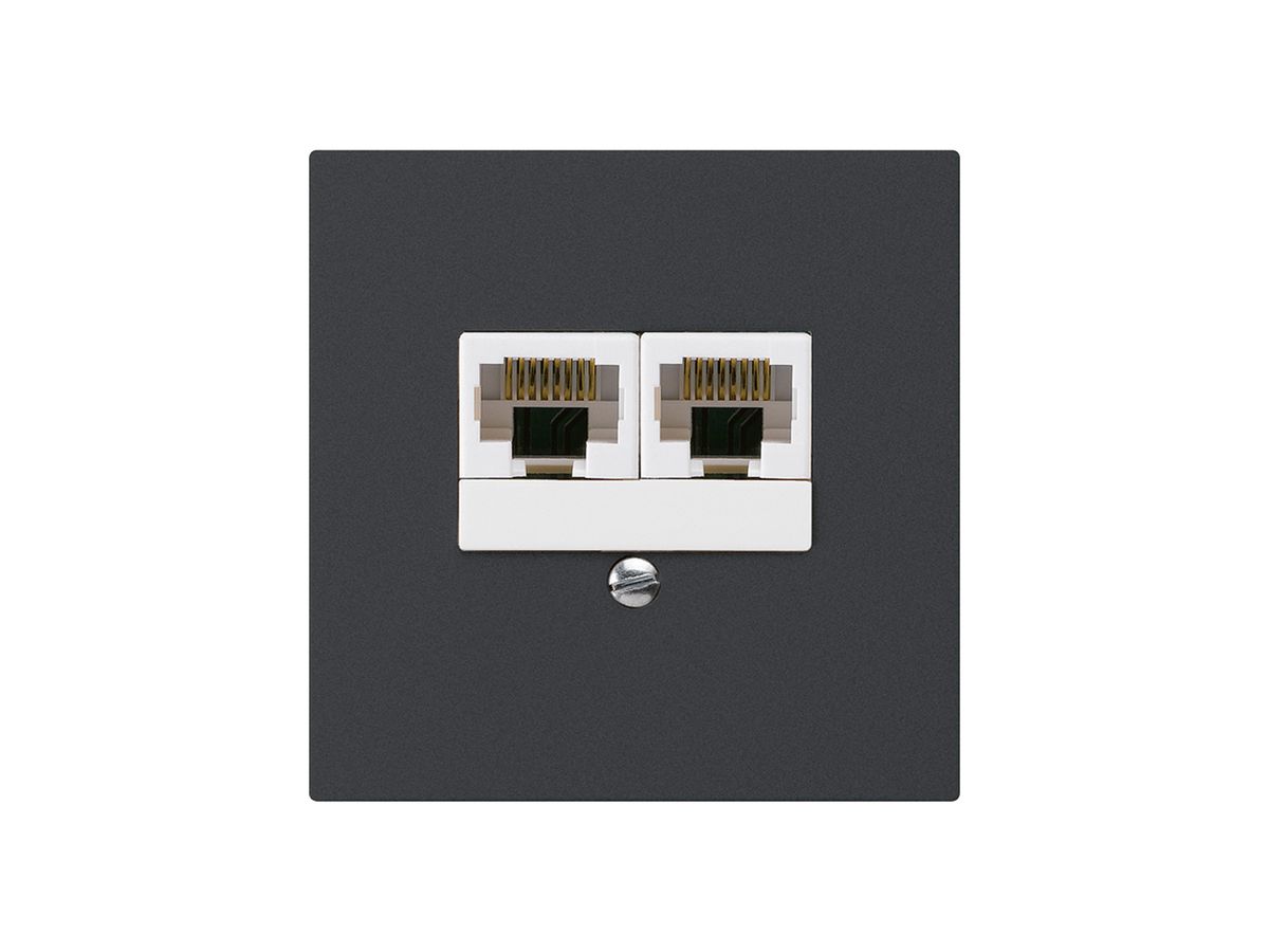 UP-Dose kallysto 2×RJ45u parallel schwarz