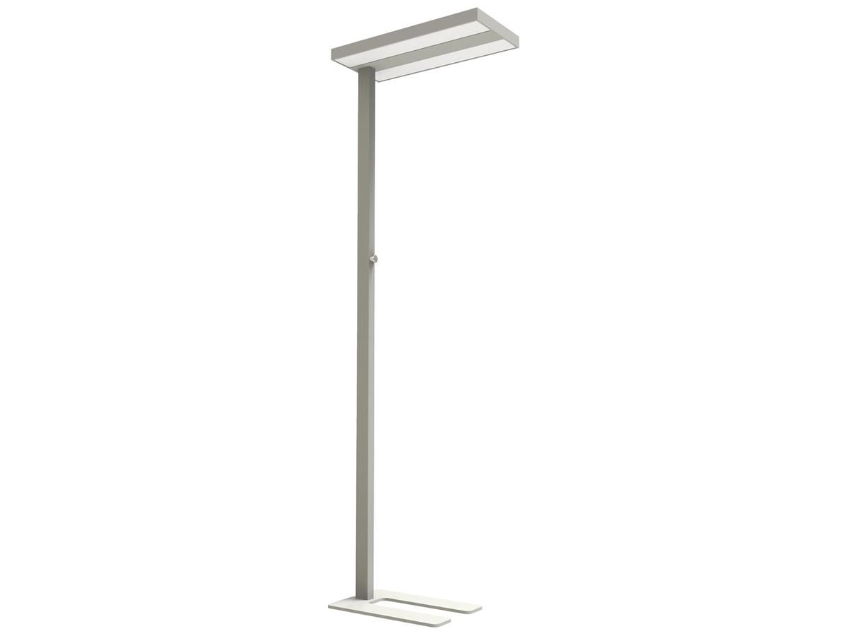 LED-Stehleuchte DOTLUX ASSISTsunlike 60W 7200lm 855 DIM Silber
