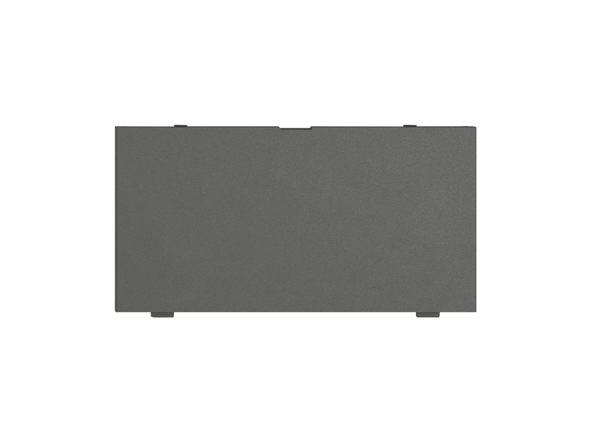 Bezeichnungsschild EDIZIO.liv 59.5×30.4mm gravierbar dunkelgrau