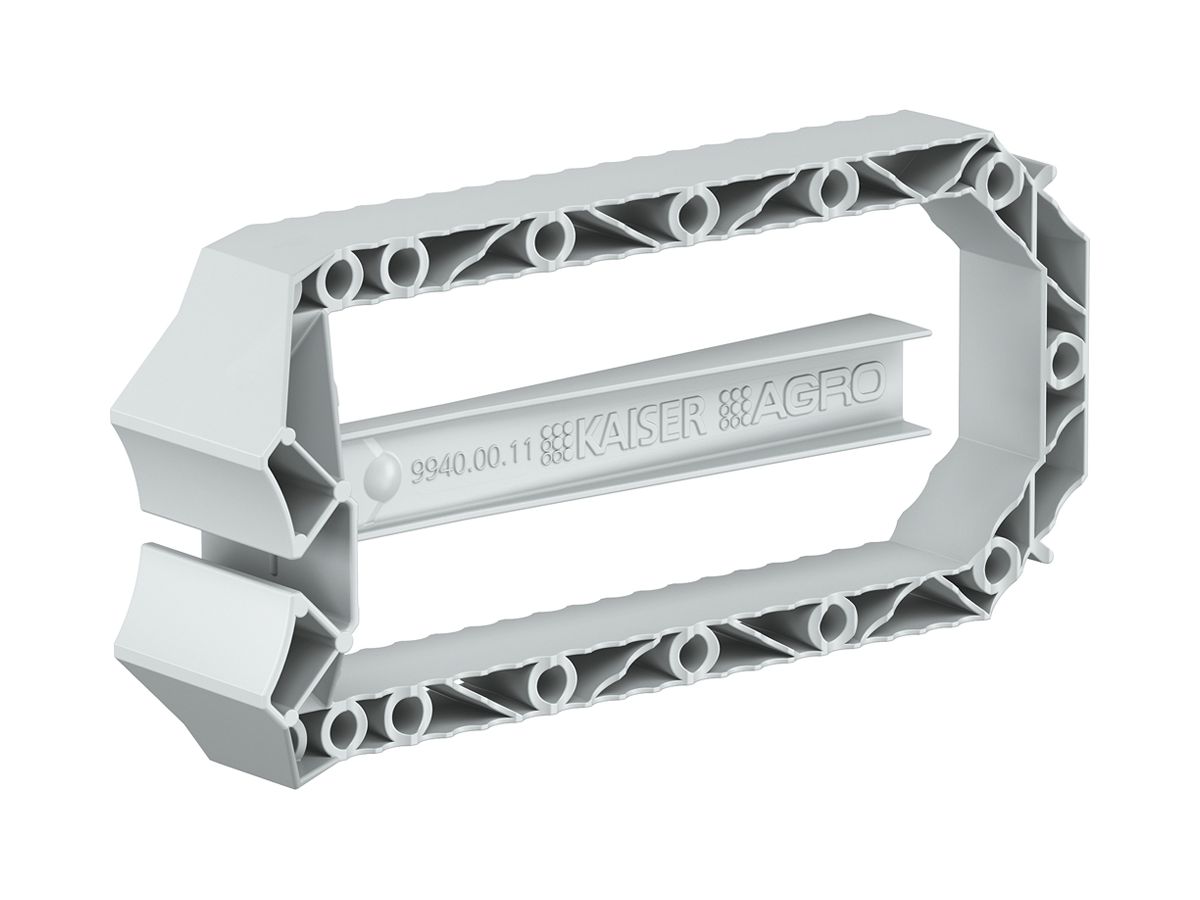 Flügelset AGRO Prefix® 137×59×16mm, hellgrau, 2 Stück