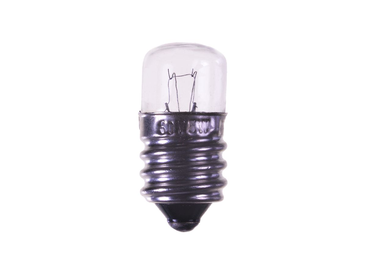 Signal-Glühlampe DURLUX E14 60V 2.4W Ø13×30mm