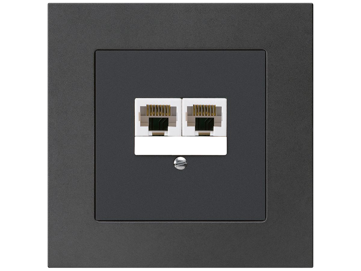 UP-Dose kallysto.pro 2×RJ45u parallel schwarz