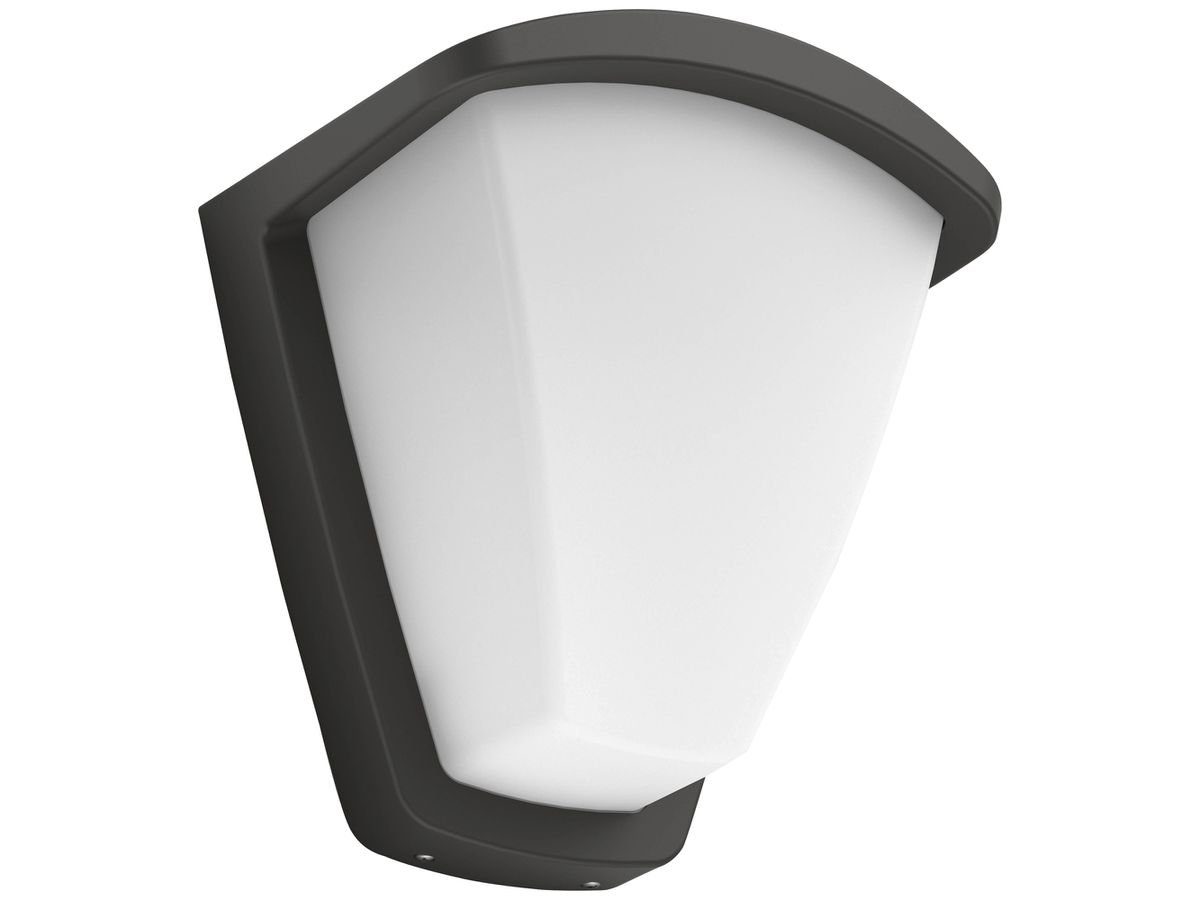 Wandleuchte Philips myGarden Kiskadee, E27 1×42W IP44, anthrazit