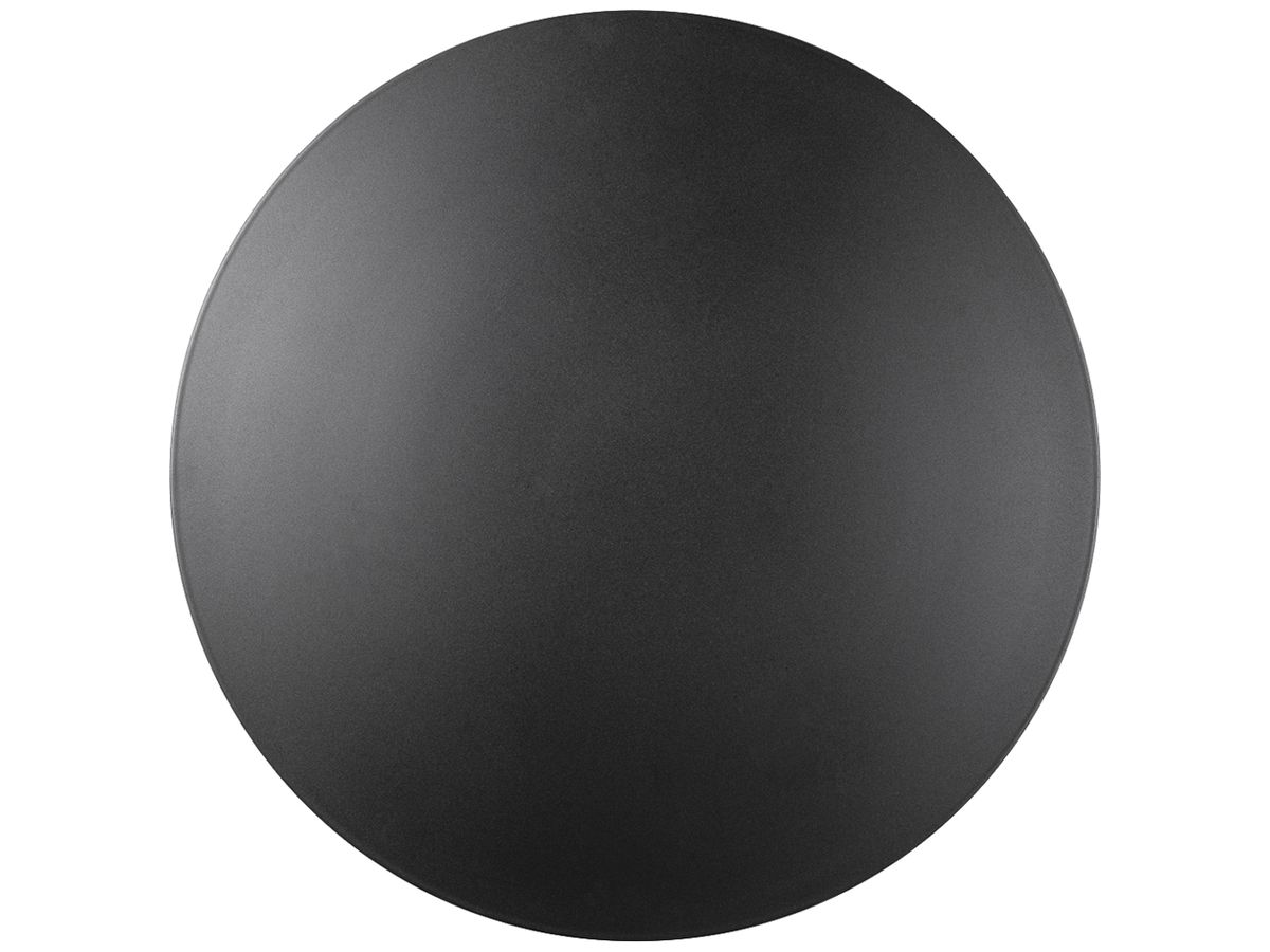 Leuchtenschirm SLV MANA 60 rund gerade Ø600×42mm schwarz unifarbig