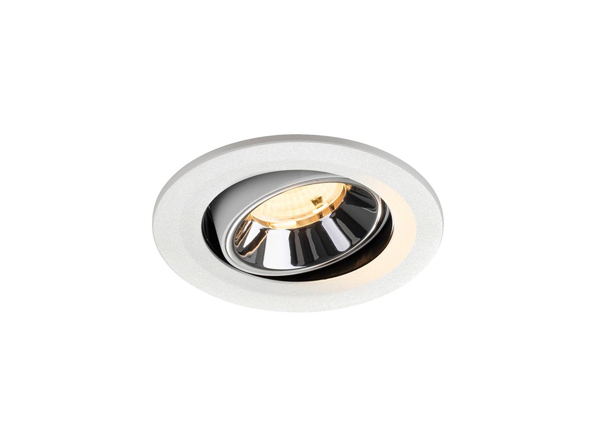 LED-Downlight SLV NUMINOS MOVE S 6.7W 1050lm 3000K WB DALI Ø90 ws/cr
