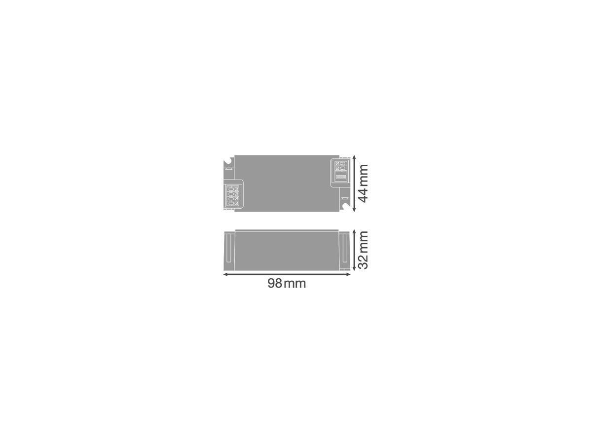 LED-Konverter LEDVANCE DR DALI IP20 44W 700…1050mA DALI