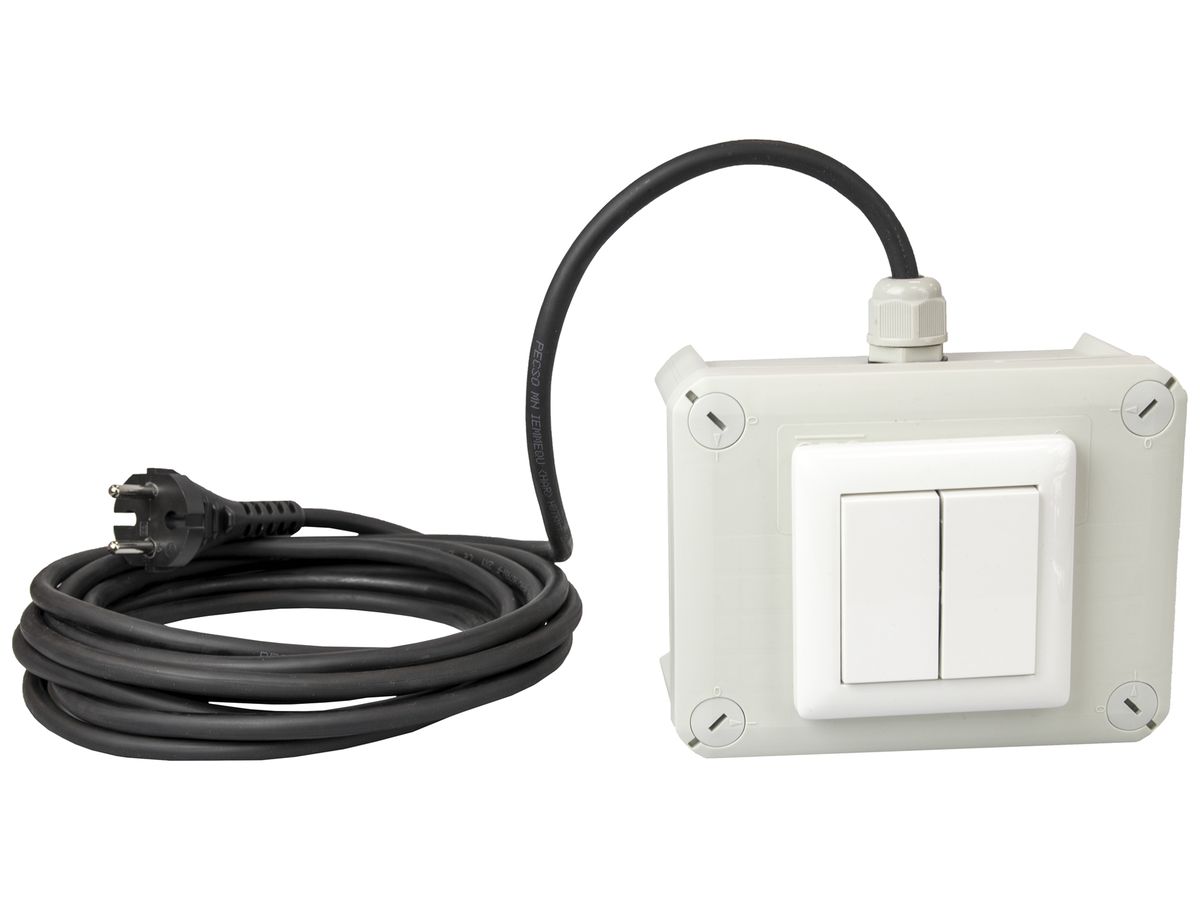 AP-Drucktaster DOTLUX CASAMBI 4-Fach Kabel Stecker 2-polig