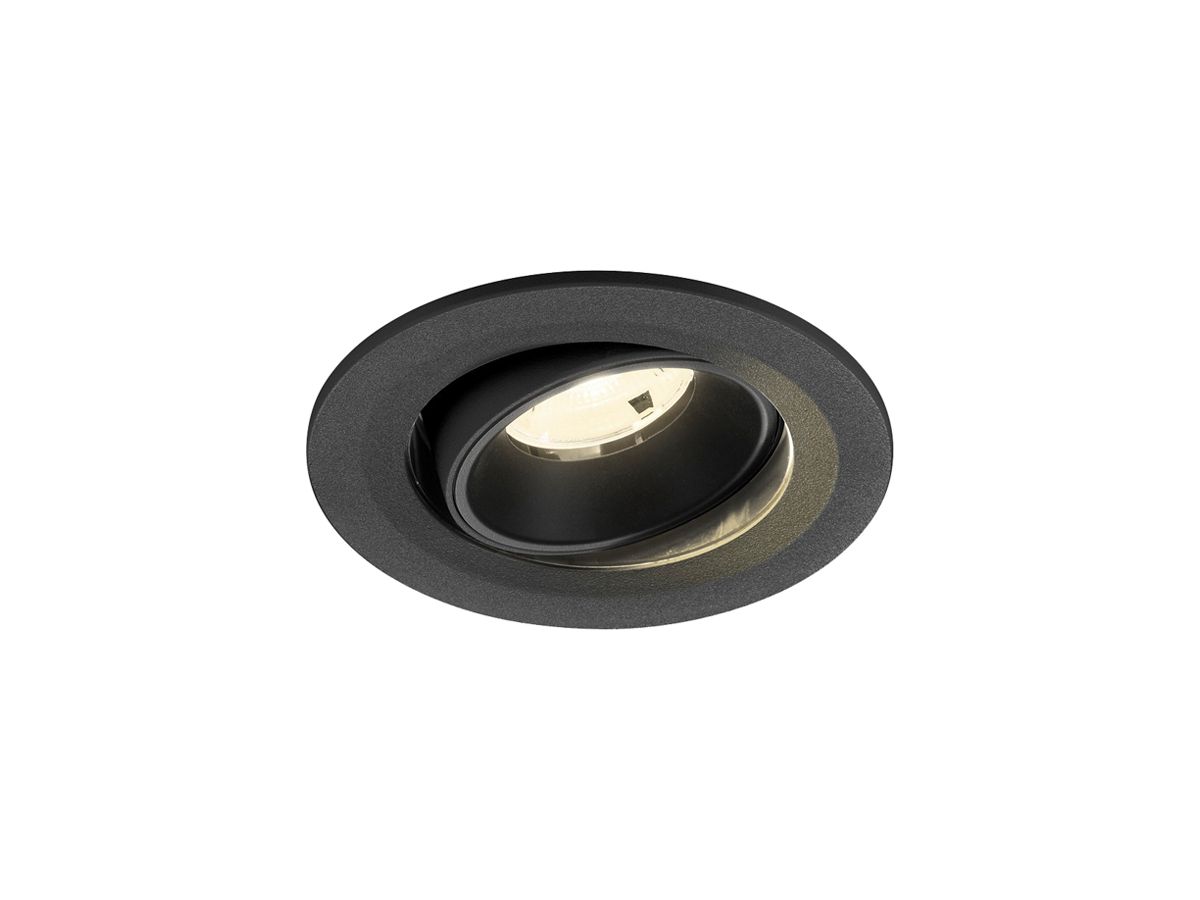 LED-Downlight SLV NUMINOS MOVE S 6.7W 1050lm 4000K NB DALI Ø100×63.5 schwarz