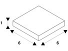 Betonanker SLV für Gartenleuchten, Edelstahl