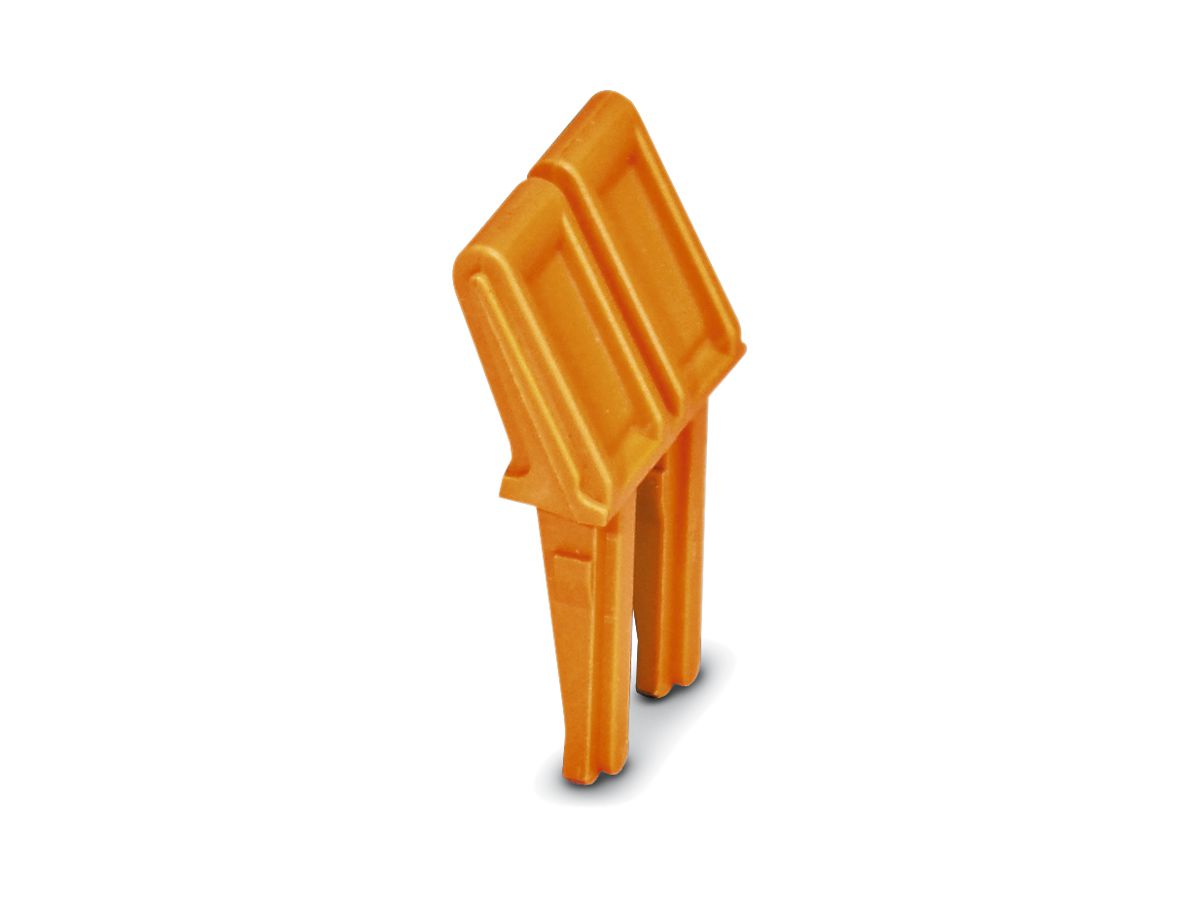 Verbindungssteg orange koppelt 2 Messwandlertrennklemmen