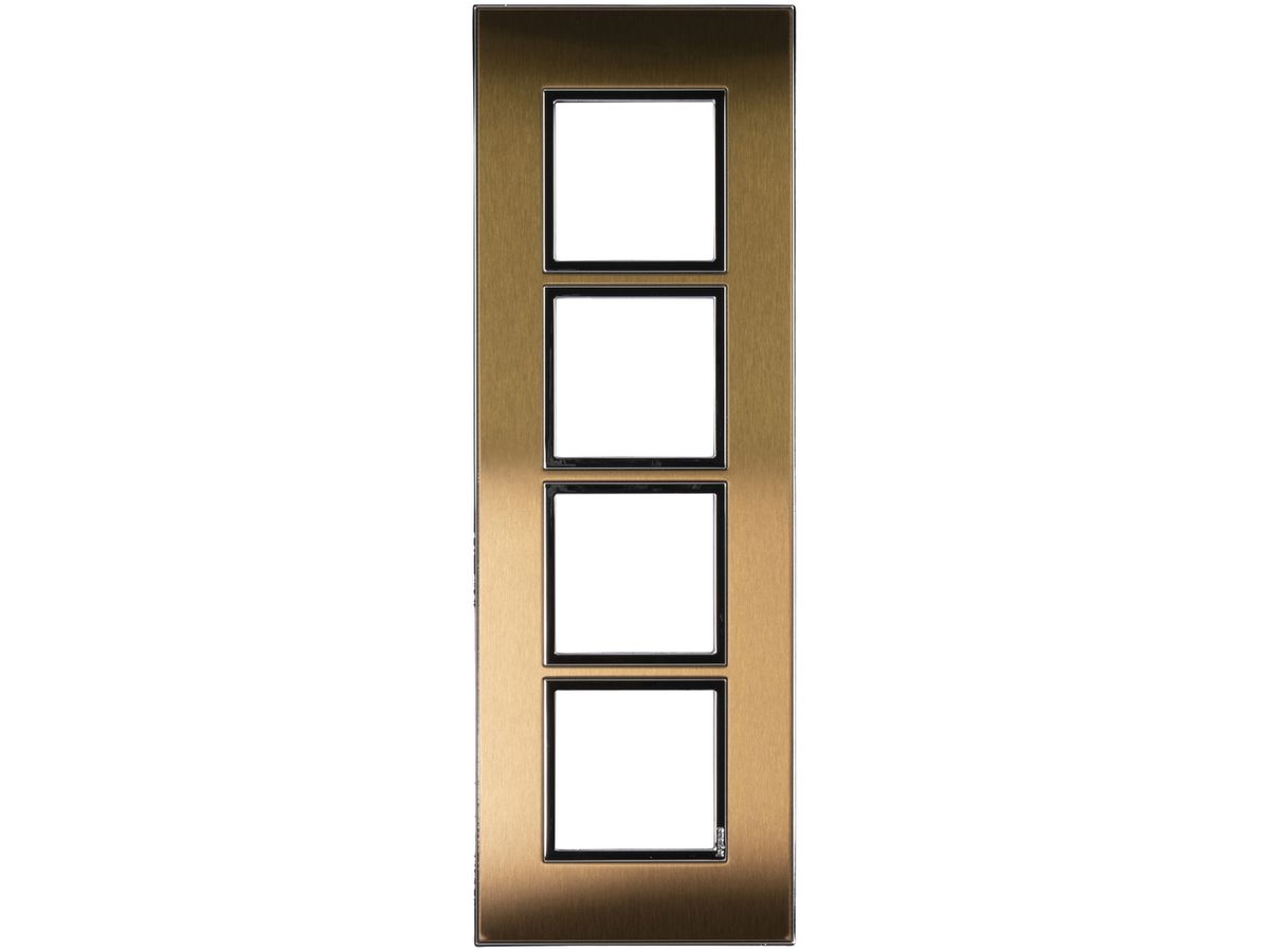 Abdeckrahmen ATO 1×4 Modul, gold brass