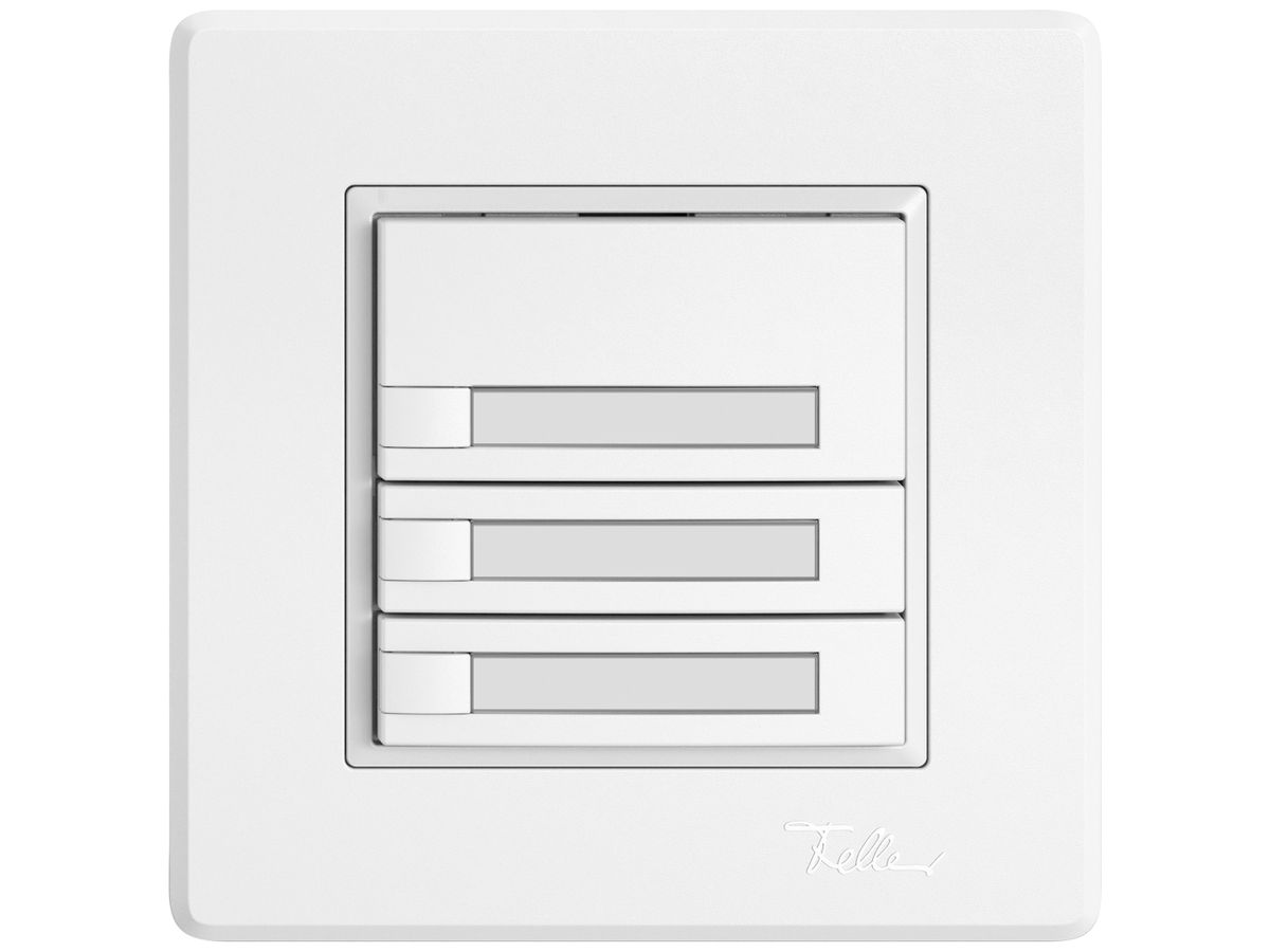 UP-Universaltaster EDIZIO.liv UNI SNAPFIX® o.LED 3× 1-Tbed.Pap.ws