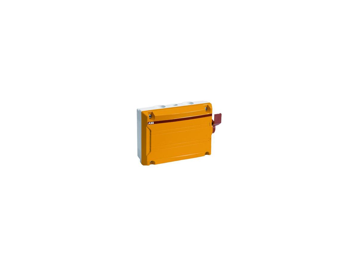 AP-Anlageschalter ABB 6-polig 25 A 400V gelb/rot