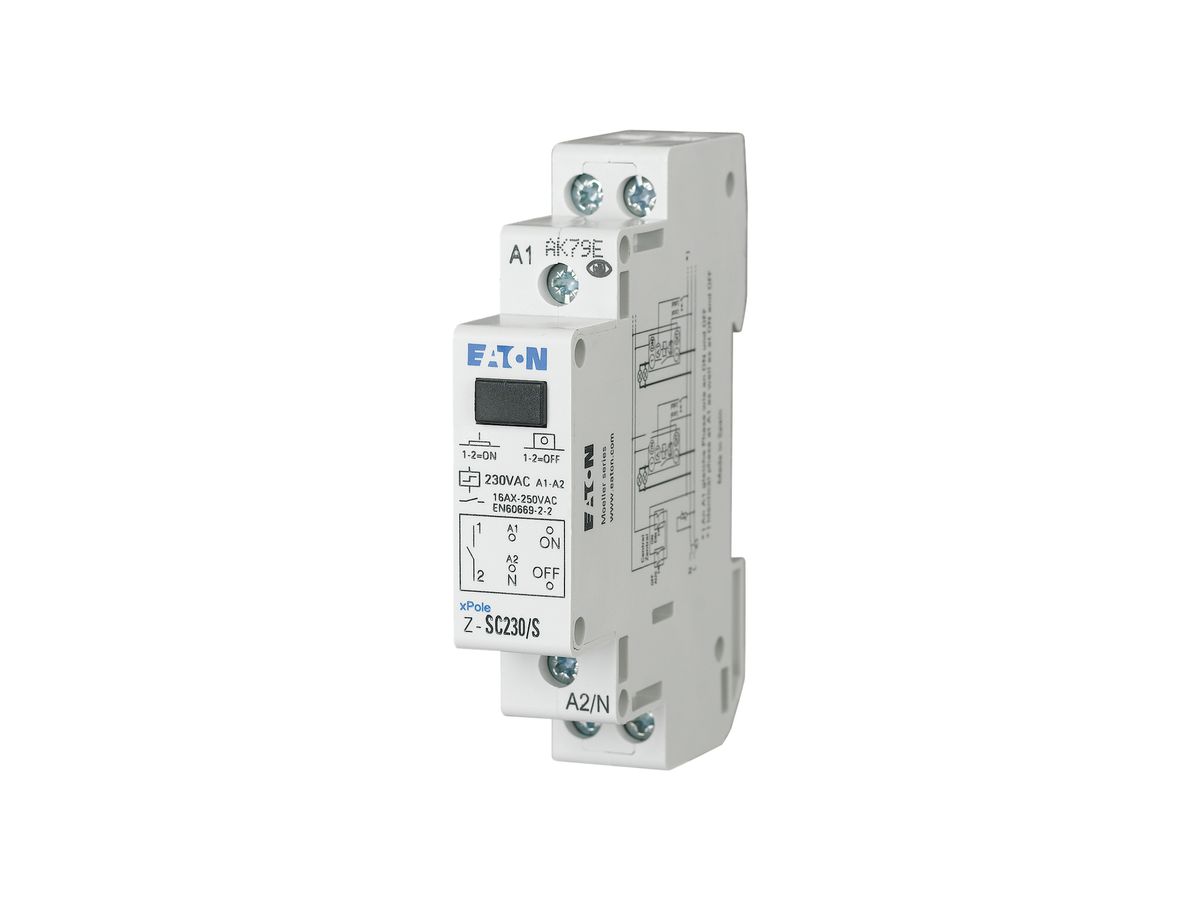 Stromstossschalter + Zentralst. ETN 230VAC 1S 32A