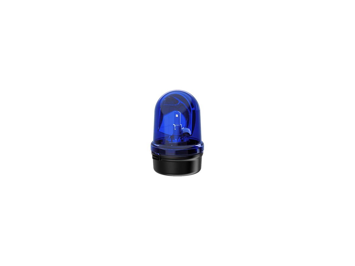 LED-Drehspiegelleuchte WERMA 885 24VAC/DC Bodenmontage blau
