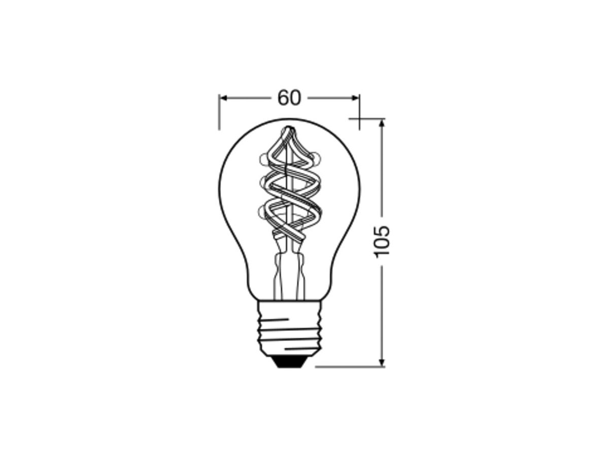 LED-Lampe LDV SMART+ WIFI CLA E27 4.5W 300lm 2700K klar DIM
